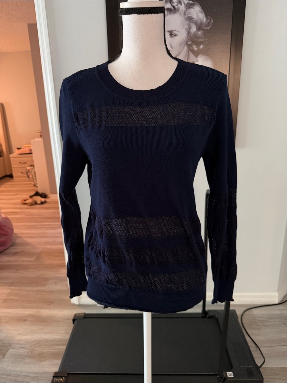 Sandro Paris navy sweater size 2 medium